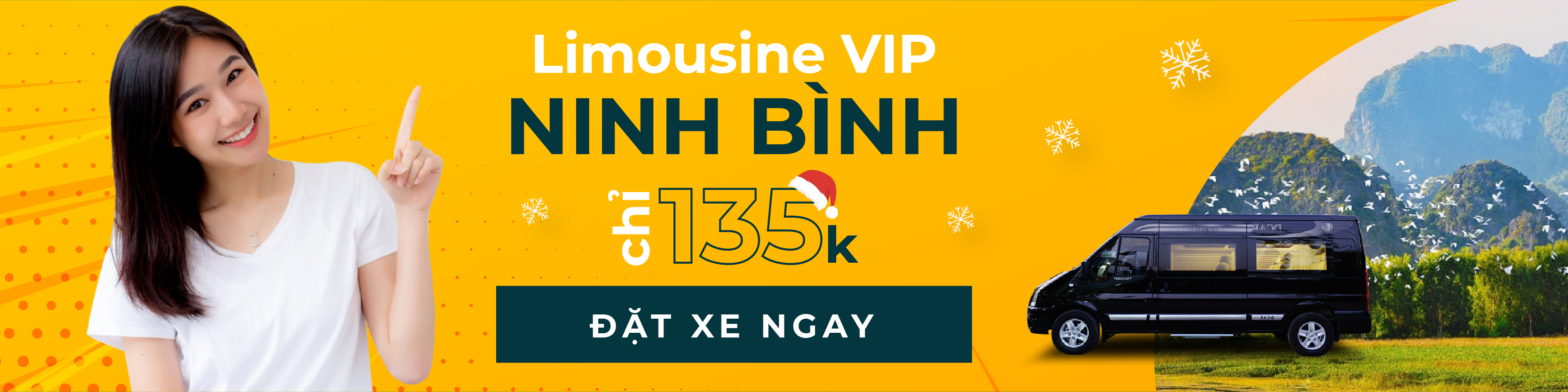 xe limousine đi ninh binhf