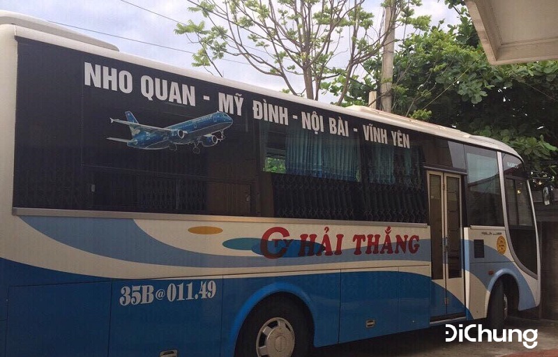 vé xe Hà Nội Ninh Bình của hãng Hải Thắng