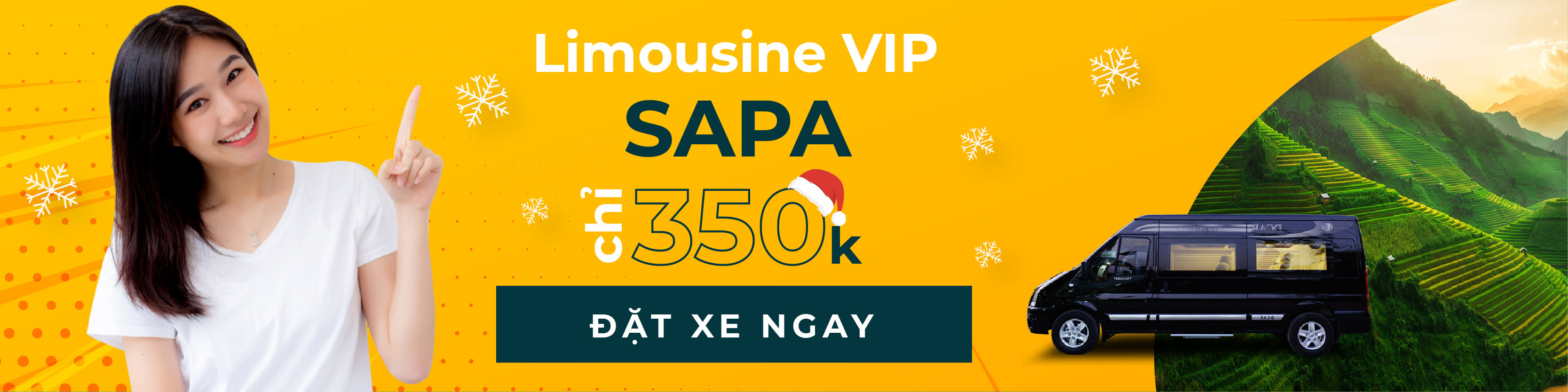 Limousine Hà Nội Sapa chỉ 350K