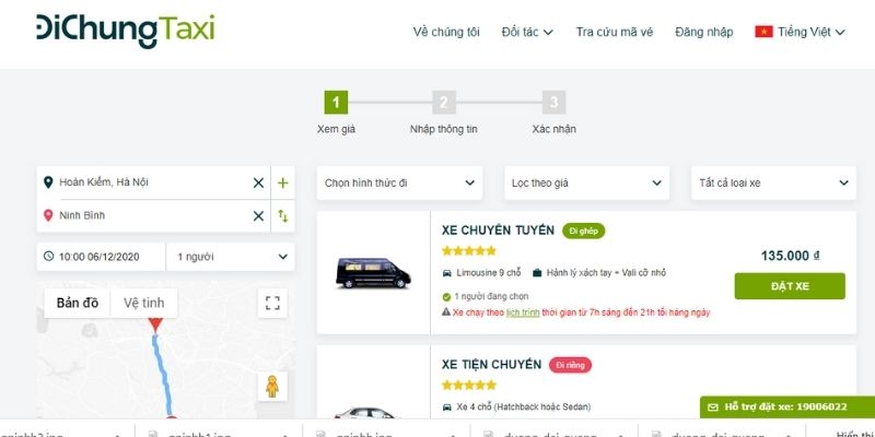 đi xe limousine về ninh bình 1